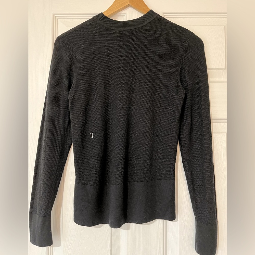 Kit and Ace Women’s Cashmere and Silk Fitted Long Sleeve Top Small